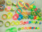 儿童小玩具弹力圈彩虹圈弹簧圈生产厂家 可定做各种尺寸造型颜色