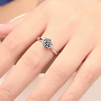 Классическое кольцо с драгоценными камнями, один размер, аксессуар, серебро 925 пробы, серебро 925 пробы