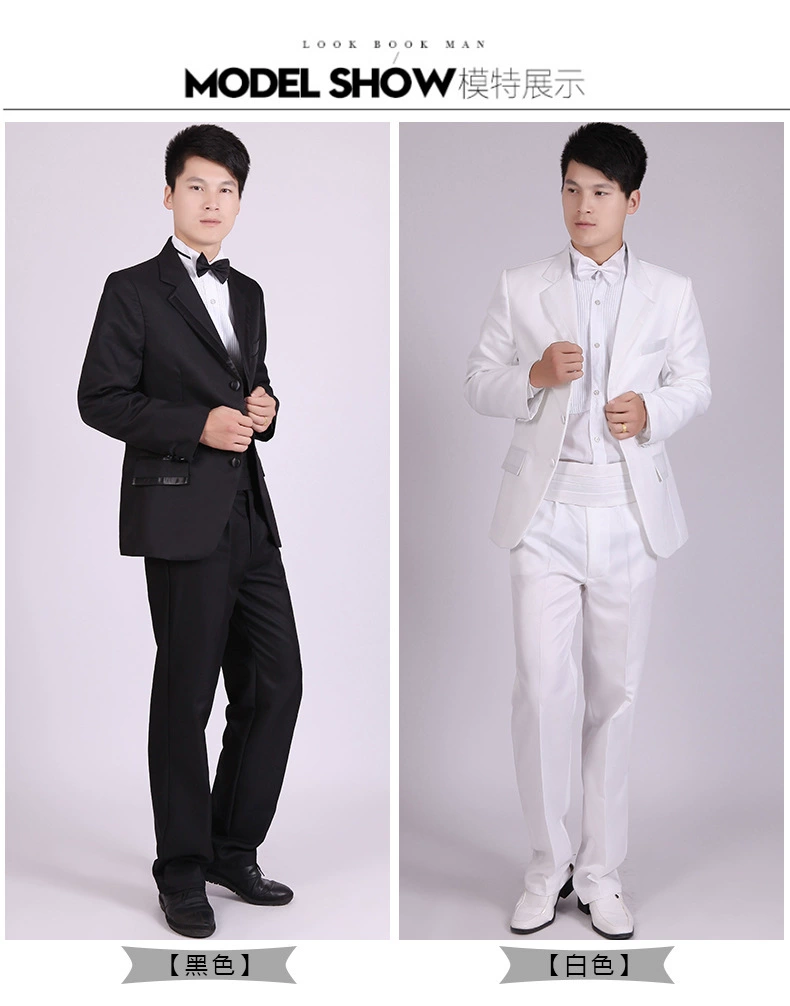 Мужской костюм Платье Костюм хозяина Свадебное платье для жениха Студия Мужская Специальная цена Хор Представление