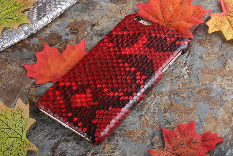 i-idea Handmade Luxury Genuine Real Python Snake Back Skin Leather Case Cove for Apple iPhone 6S Plus/6 Plus & iPhone 6S/6