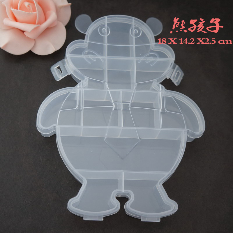 PVC透明塑料首饰盒/储物整理收纳盒/实用药盒/DIY手工串珠盒子详情图12