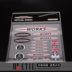 JCW改裝汽車車貼套裝 jcw個性汽車改裝車身貼紙 汽車改裝用品