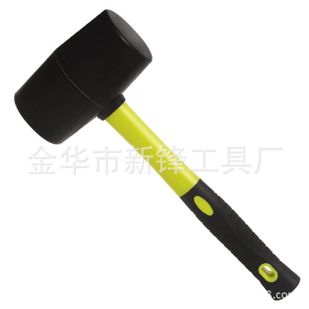 厂家供应各种规格16oz 玻璃纤维 包塑柄橡胶锤子