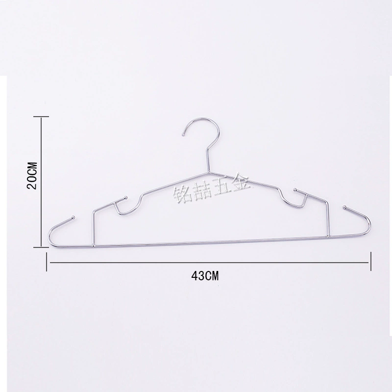 Metal hanger, windproof non-slip protection buckle