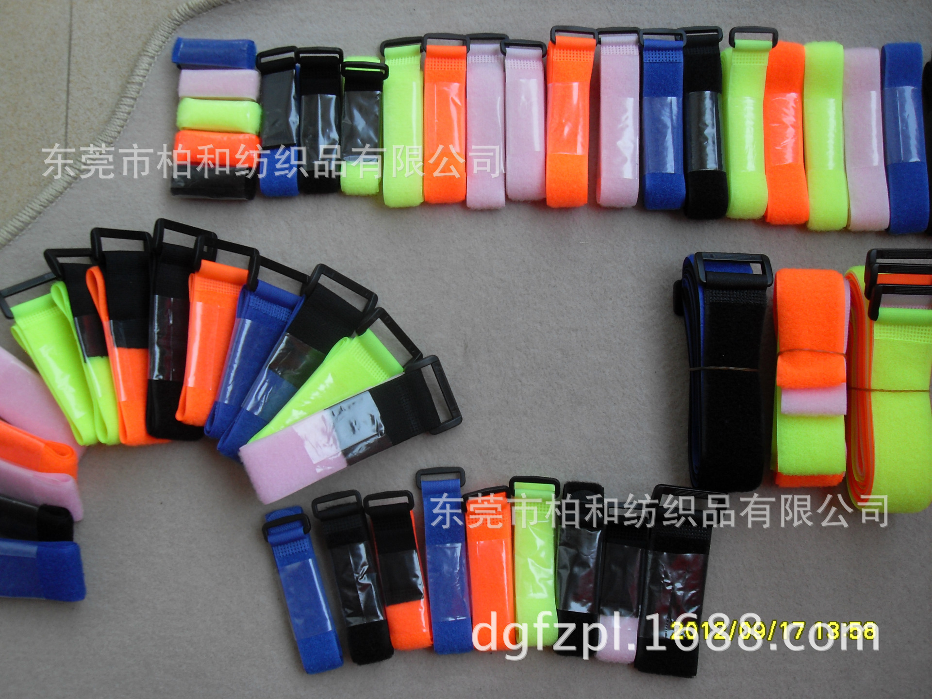 【PAIHE柏和】厂家批发 带扣反扣魔术贴绑带扎带多规格魔术贴扎带