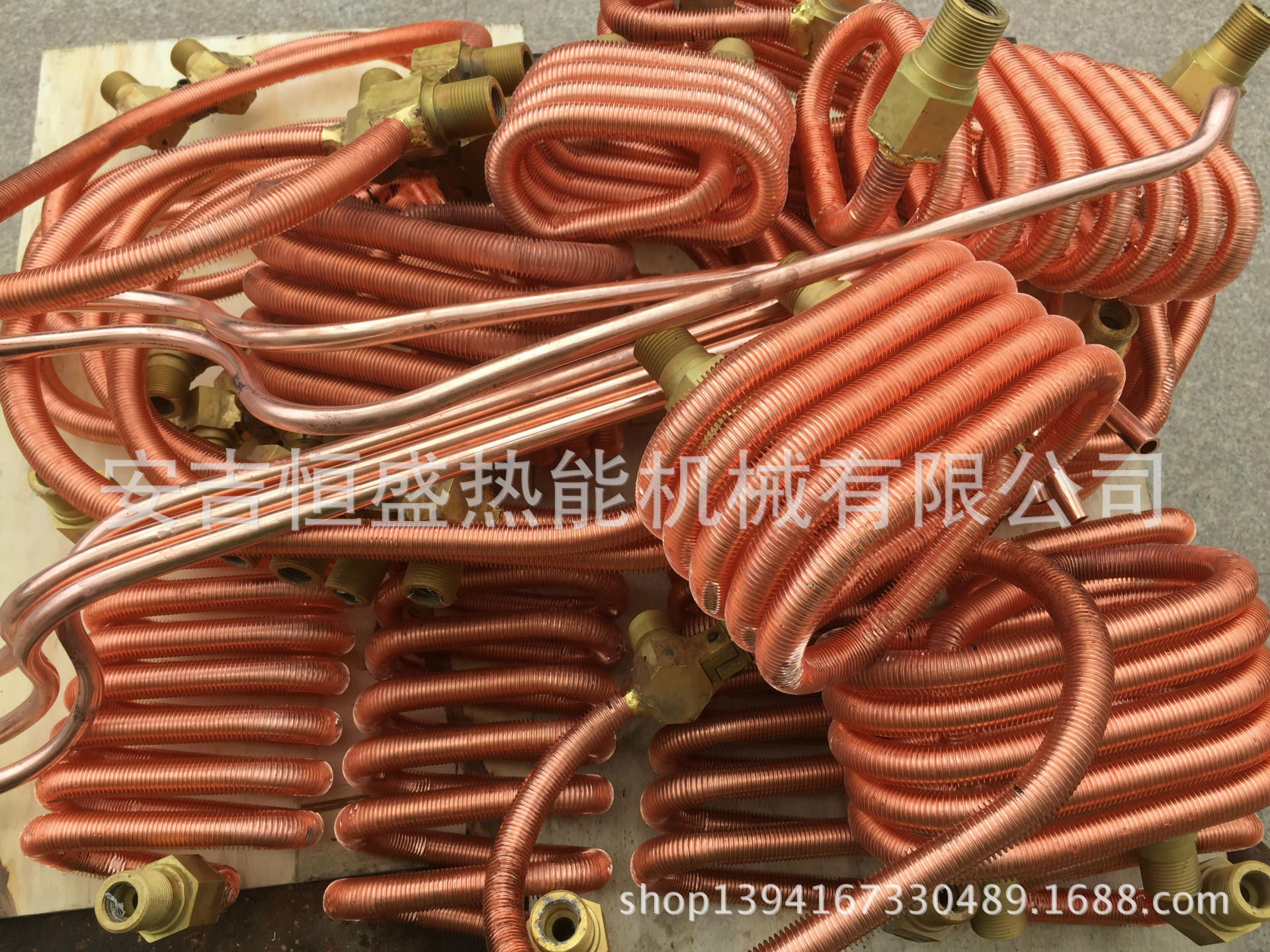 供应铝铜碳钢不锈钢光管翅片螺旋的直，盘，弯，蛇形管