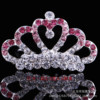 Children's hair accessory suitable for photo sessions for bride, crown, Korean style, wholesale