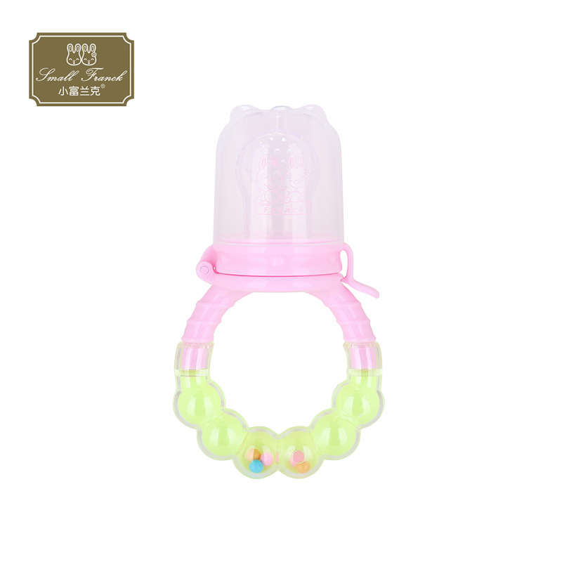 小富兰克 儿童玩嘴 果蔬响铃咬果 乐 优质PP安全硅胶|ru