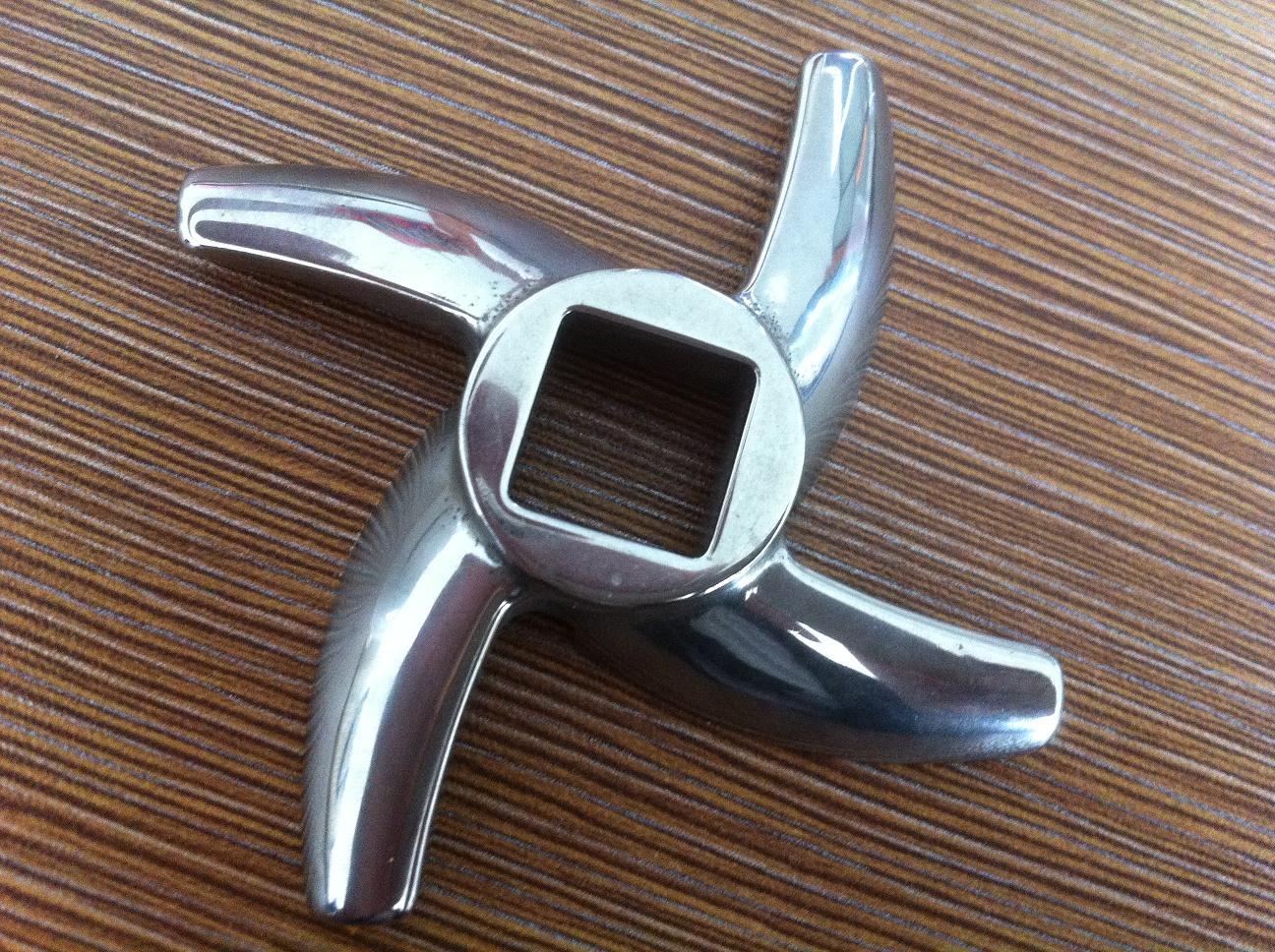 供应绞肉机碳素钢绞刀不锈钢绞肉刀不锈铁绞肉机刀片圆刀网孔板