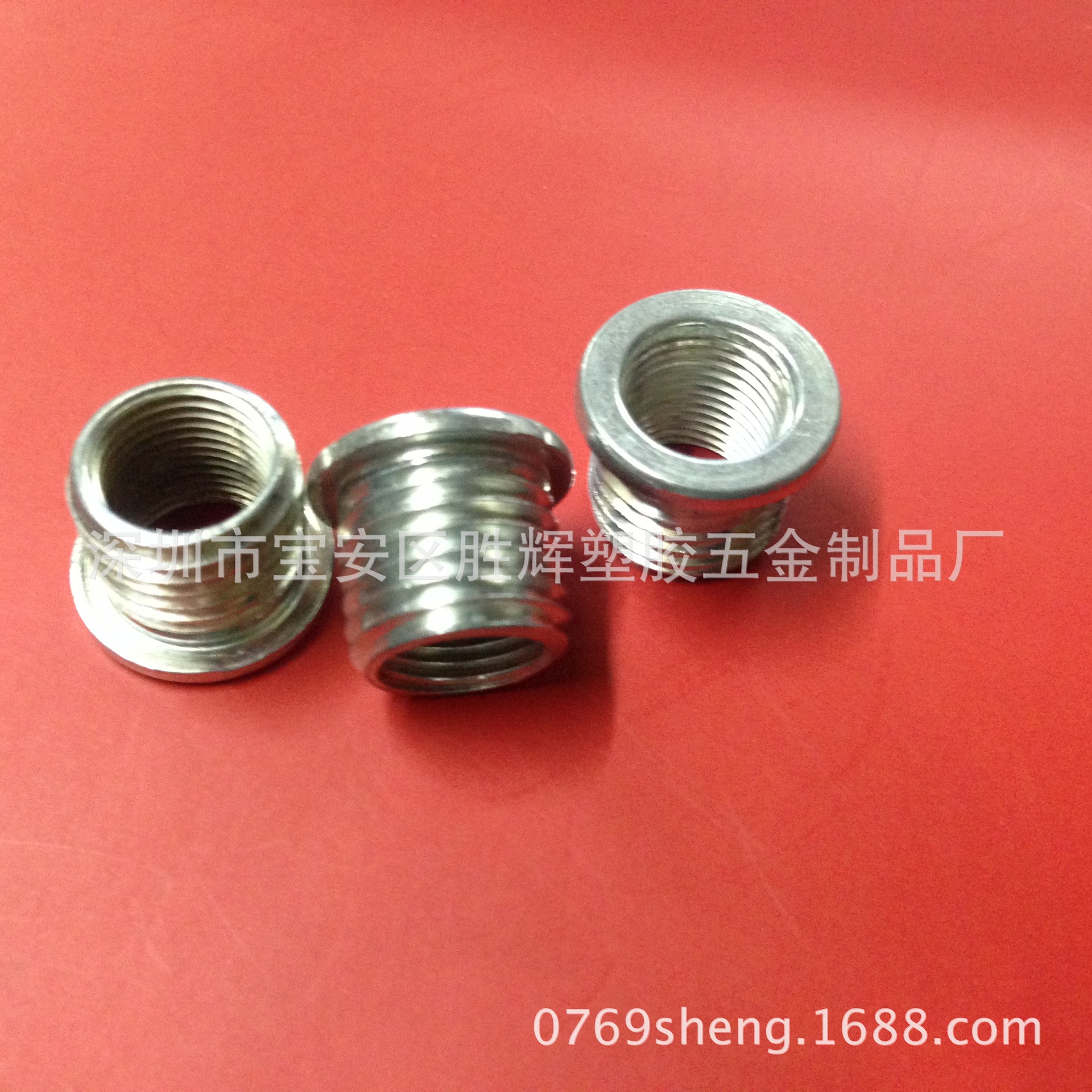 吸顶灯上部接头 单边内外牙螺母