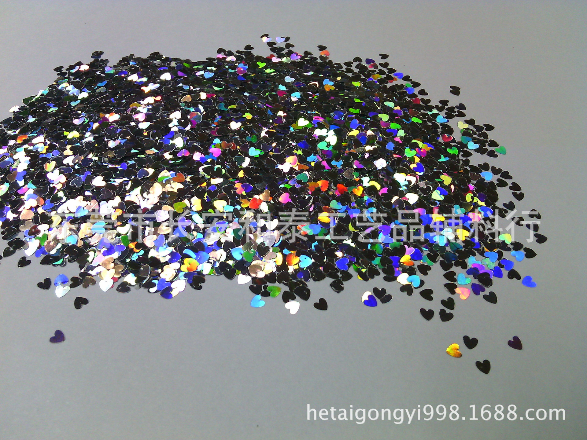 镭射银爱心片3MM22