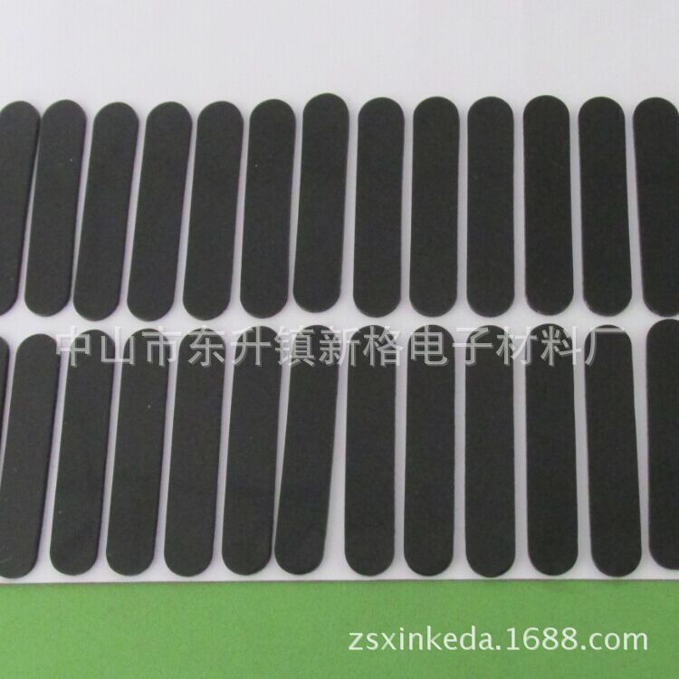 可订货生产黑色圆形硅胶垫 黑色自粘硅胶垫 硅胶垫长方形