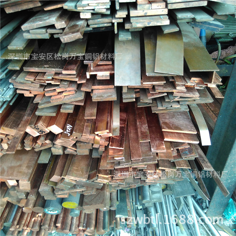 T2国标红铜棒 模具矩形紫铜棒 高导电C18150铬锆铜棒 深圳直销