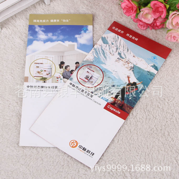 厂家批发定制  广告折页 宣传单 折页画 三折折页 可免费拿样