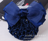 Accessory, high-end work hairgrip with bow, hair mesh, flower decoration