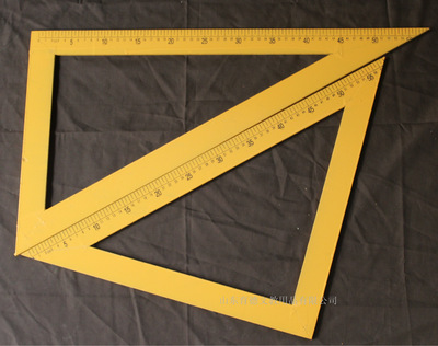 教学三角板_木质三角板_教学用60cm木质三角