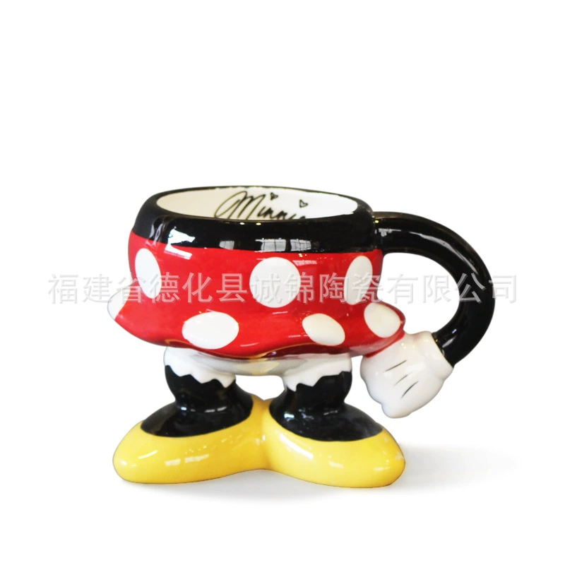 Керамическая творческая кружка с мультяшным рисунком Mark Cup 3D Mark Cup мультяшное животное-форма чашка Детская водяная чашка кофейная чашка