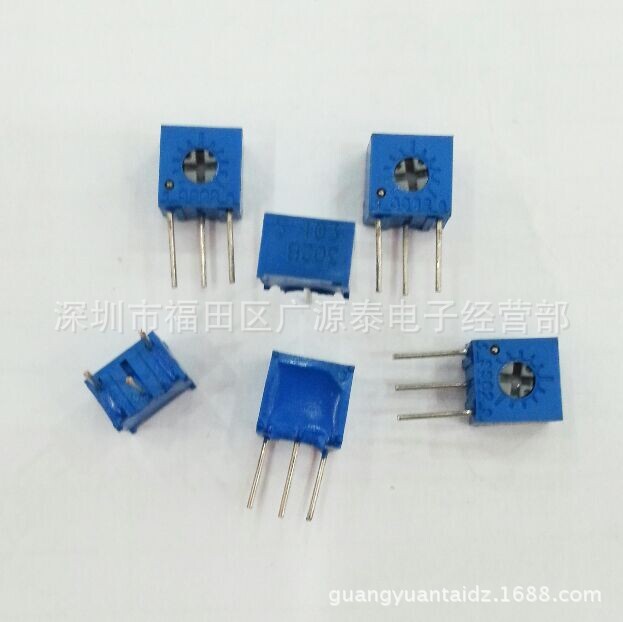 单圈可调电阻3362S-1-101 顶调电位器全系列 阻值100欧 质量保证