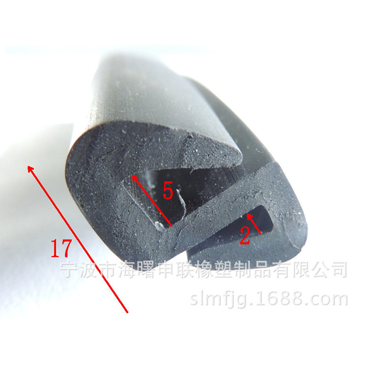 浙江江苏上海柜体箱体机柜三口EPDM密封胶条 视窗S型密封条胶条