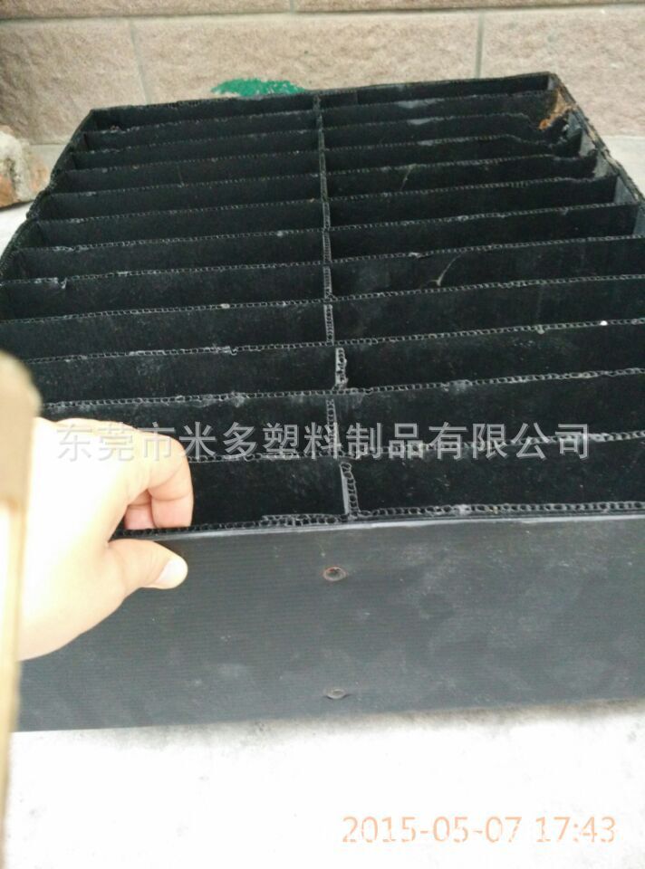 五金件专用塑料隔板 根据客户产品定做中空板刀卡