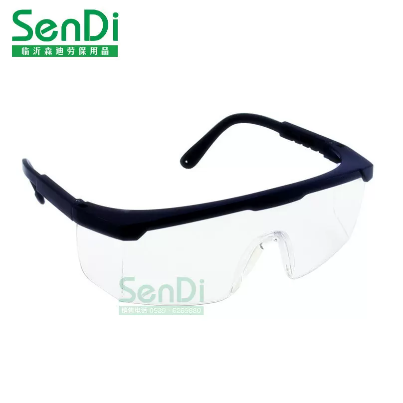 防护眼镜 防尘防冲击工业安全 劳保工人工厂 运动防风沙PC护目镜