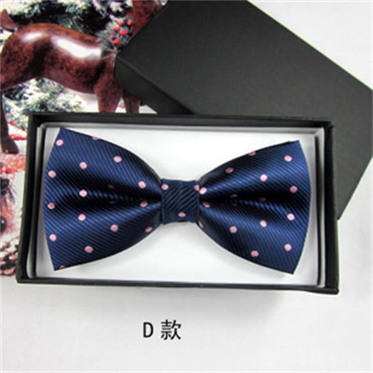 Dongguan Humen supply children Bowtie Collar isignina hotel Bank Collar isignina A boy in buttons Solid Bowtie baby Bowtie