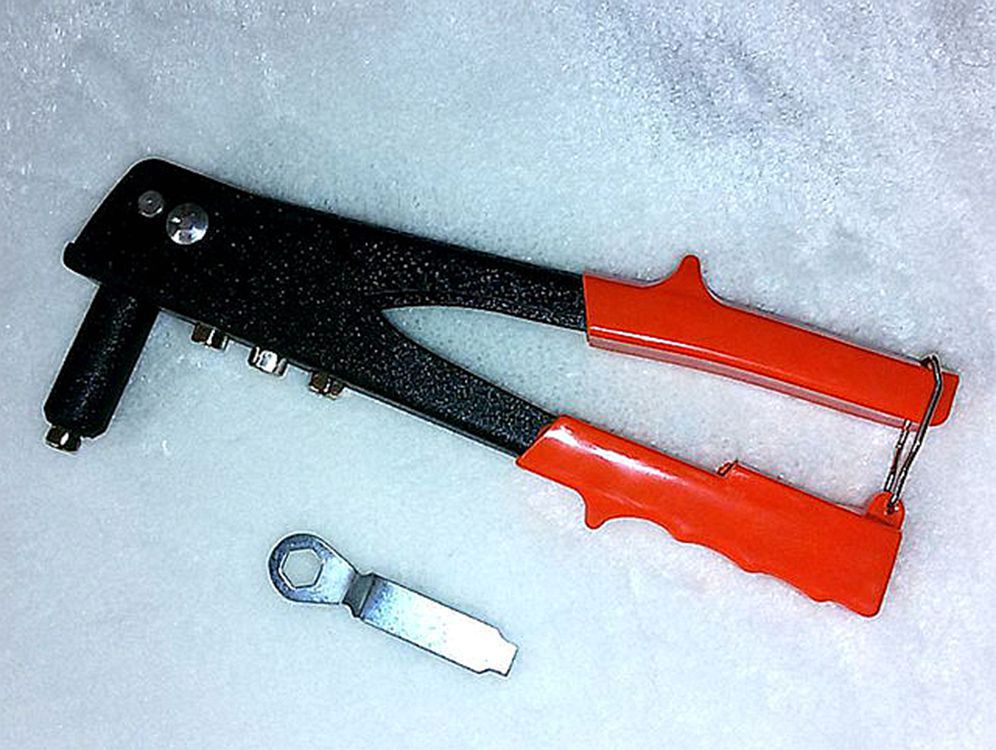 磨砂皱纹拉铆枪单把铆钉枪手动铆钉机拉铆枪拉钉钳加厚钢板9.5寸