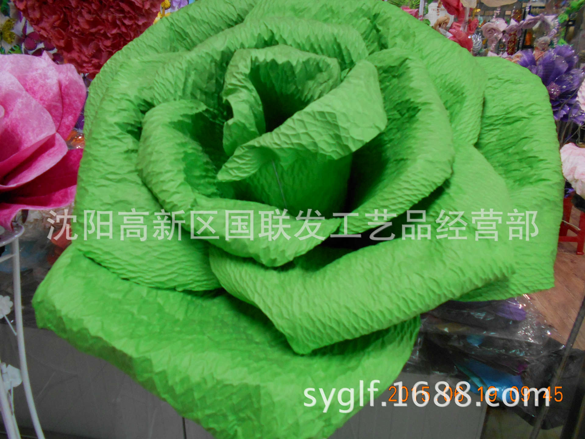 大型橱窗纸花婚庆舞台花手工diy纸花活动现场场景布置花 阿里巴巴