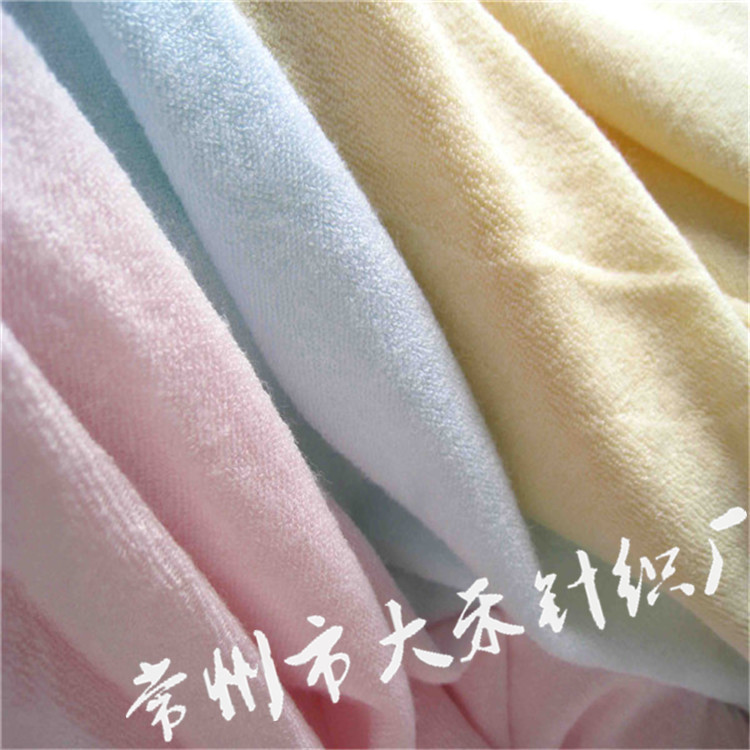 生产TC 全涤 CVC 竹纤维 竹棉单面毛圈布 提花毛巾布