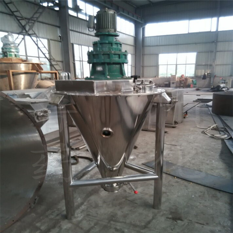 双螺杆螺旋锥型混合机 粉体物料双螺杆混合机 鲁干牌混合搅拌机