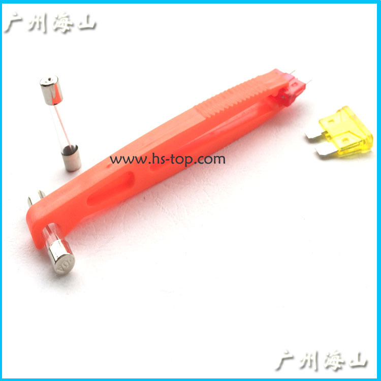 批发6*30保险丝专用取保险丝夹子 力特插片保险片拔出夹子红色