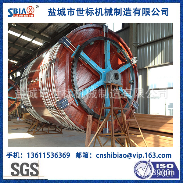 生皮皮革设备 牛皮皮革转鼓 D4.0*4.5m 普通木转鼓 浸水浸灰鞣制