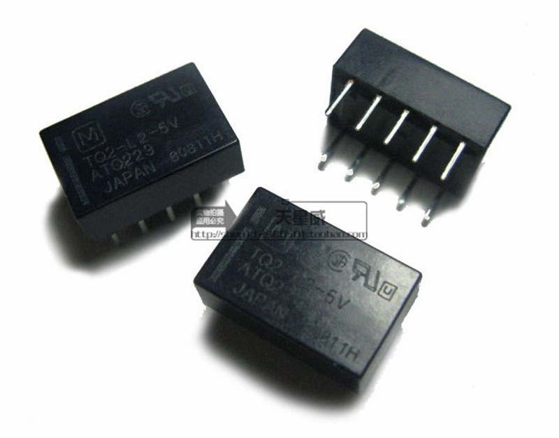 原装日本进口松下信号继电器TQ2-L2-5V   ATQ229 5V/10脚/双线圈