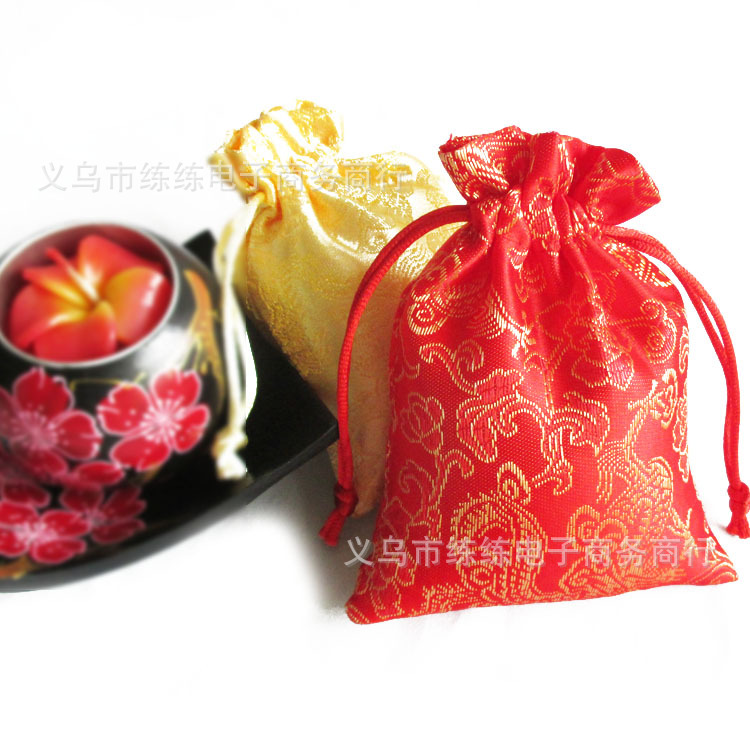 促销 珠宝首饰袋锦缎喜糖烟袋 喜庆用品 批发