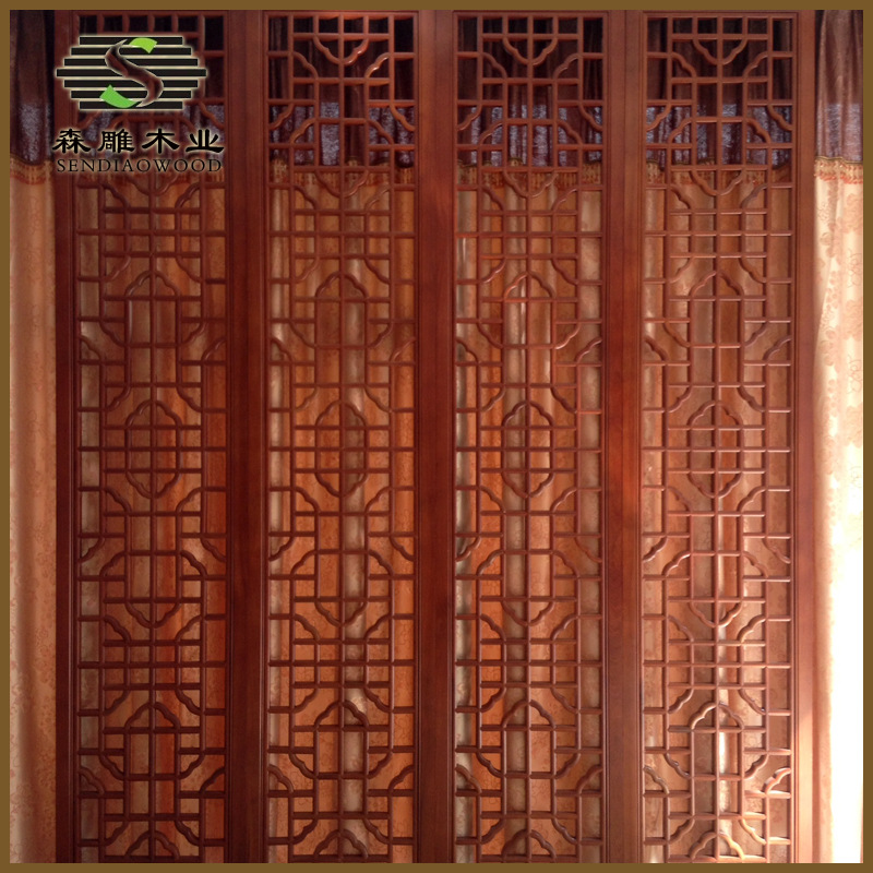 直销供应 仿古中式实木花格屏风 特价装饰复古屏风花格