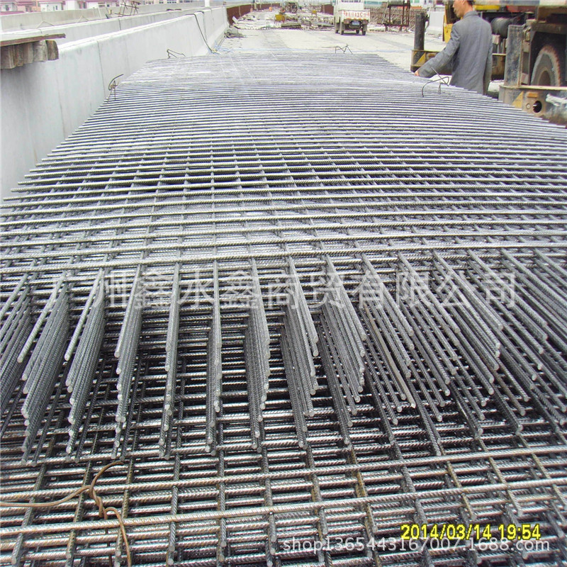 【厂家供应】路面钢筋网 钢筋网片 螺纹钢筋焊接网片