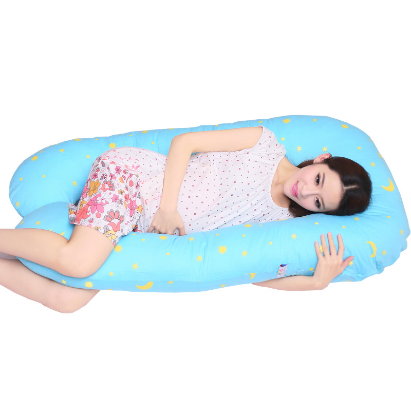 Baylor pure cotton pregnant woman pillow Multifunctional pillow Lumbar pillow Cushion Lateral Type U Waist protection Lateral pillows