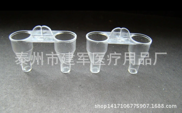 Производители поставляют кювету TECO с двухканальной чашкой для свертывания крови