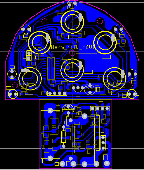 热奶器-PIC-PCB布板