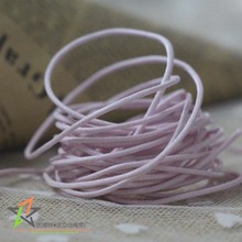 1mm粉色全棉蜡绳 首饰手链挂绳 礼盒包装吊牌绳 环保材质可定做