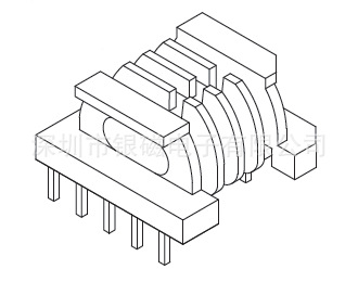 EPC13型YC-EPC-1301-1 5+5P 四槽，BOBBIN,厂家直销，变压器骨架