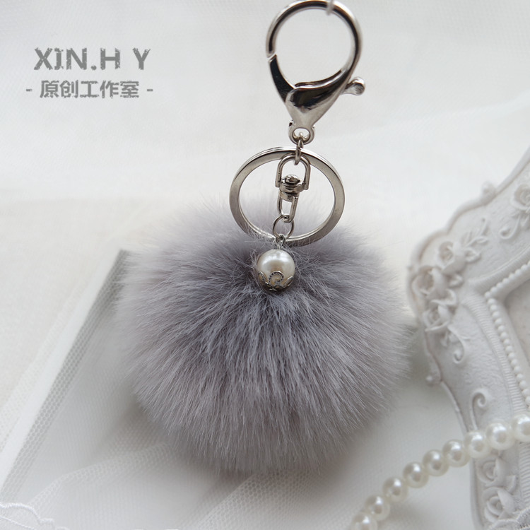 Key buckle automobile Hair ball Pendant Bag Pendant the republic of korea Plush fashion key Packet sourcing Commodity Stall