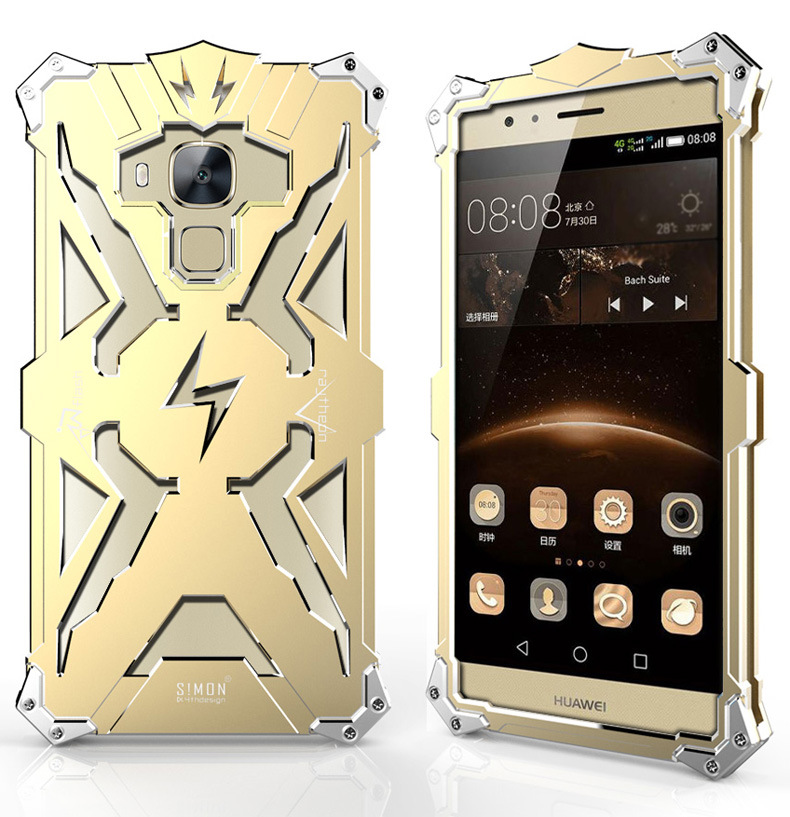 SIMON THOR Aviation Aluminum Alloy Shockproof Armor Metal Case Cover for Huawei Maimang 5| 4 |G7 Plus