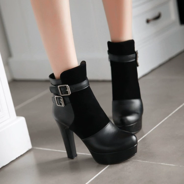 Current женская обувь European Station оптом осенне-зимние женские короткие сапоги с отстрочкой на высоком каблуке рыцарские сапоги Martin 31-45