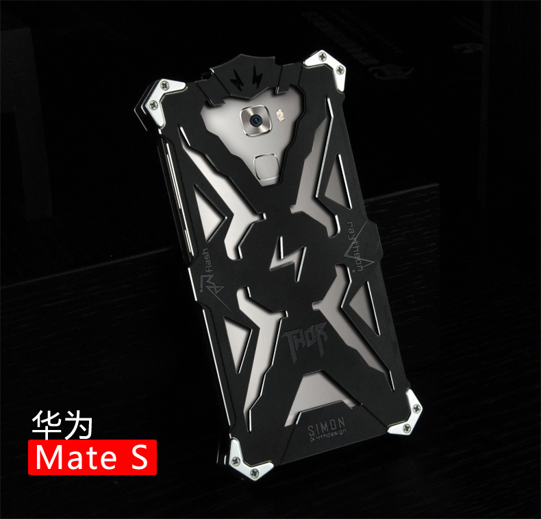 SIMON THOR Aviation Aluminum Alloy Shockproof Armor Metal Case Cover for Huawei  Mate 8 & Huawe Mate 7 & Huawei Mate S