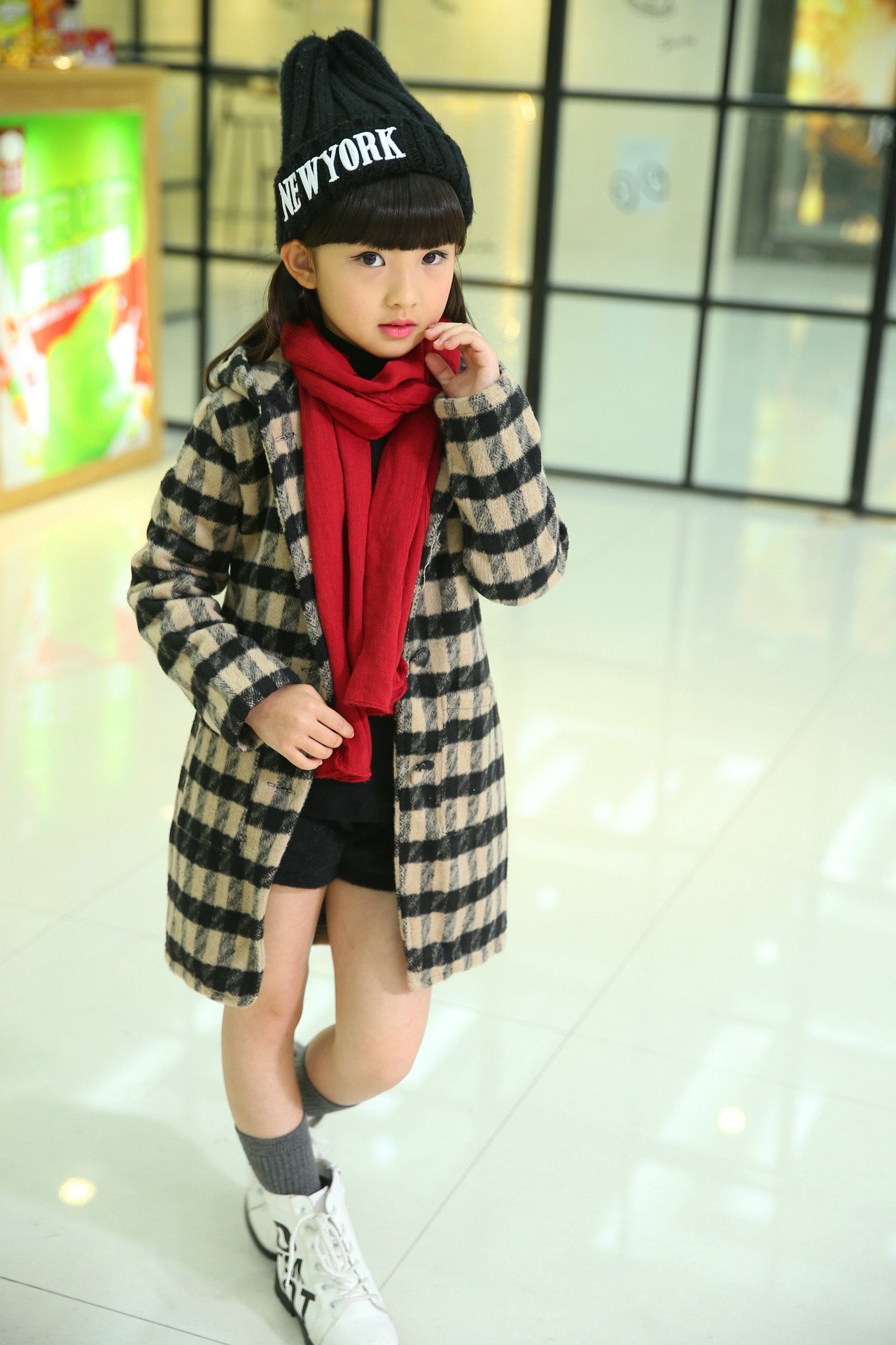 Manteau pour fille en laine - Ref 2161604 Image 73