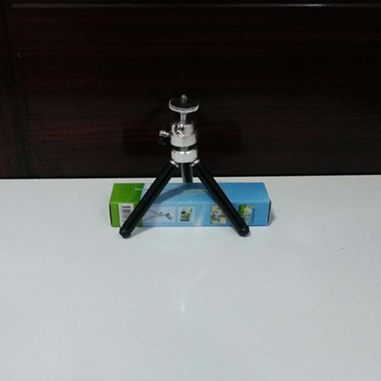 投影仪5节铜管三脚架手机支架桌面三脚架手电筒钓鱼灯迷支架直播