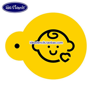 [Cookies Stencils] торт спрей цветочный