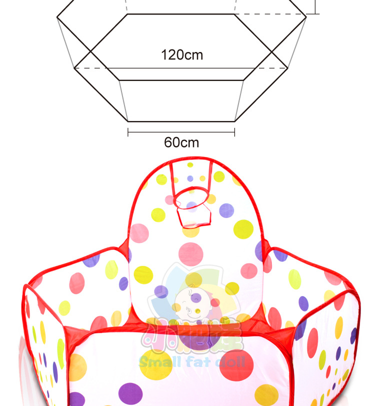 半圆投篮球池详情图4