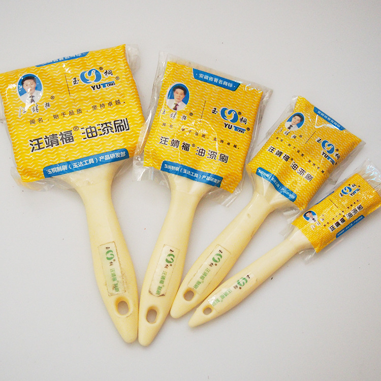 船用 玉桐猪鬃油漆刷子 1-4寸刷油漆用刷子建材刷头一件代发